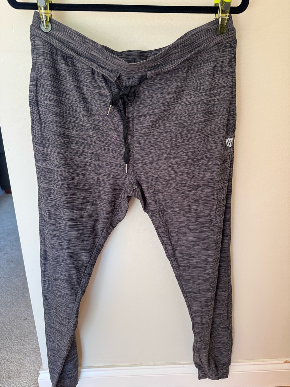 Born Primitive Mens Charcoal Heather Drawstring Joggers